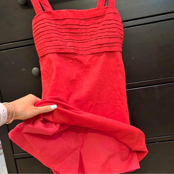 Abercrombie & Fitch Red Mini Dress - Picture 4 of 4